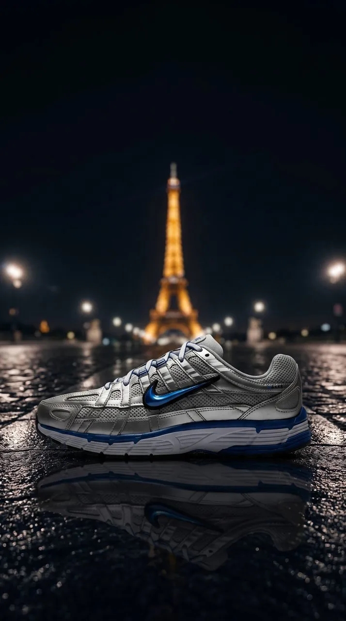Nike P-6000 BV1021-001 Metallic Silver/Team Royal