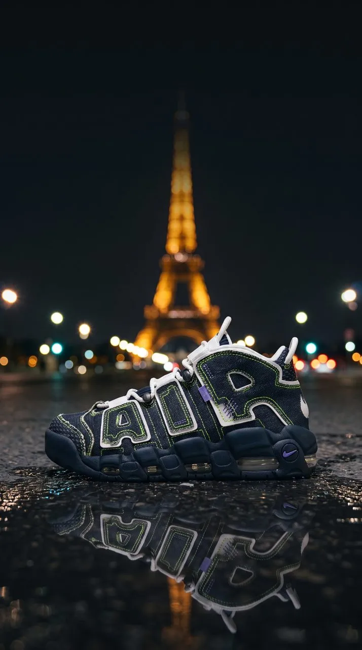 Nike SWDC W Air More Uptempo DX4219-400 Dark Obsidian/Summit White