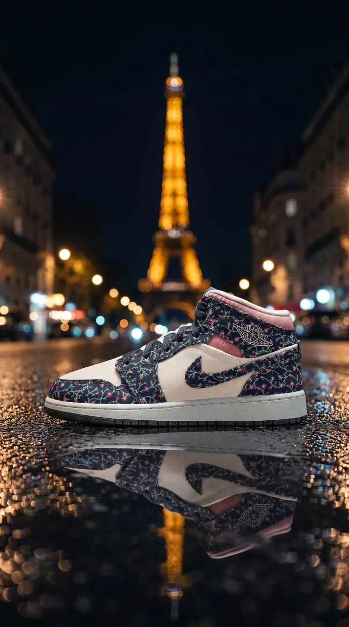 Jordan Air Jordan 1 Mid SE GS FJ3451-001 Anthracite/Sail