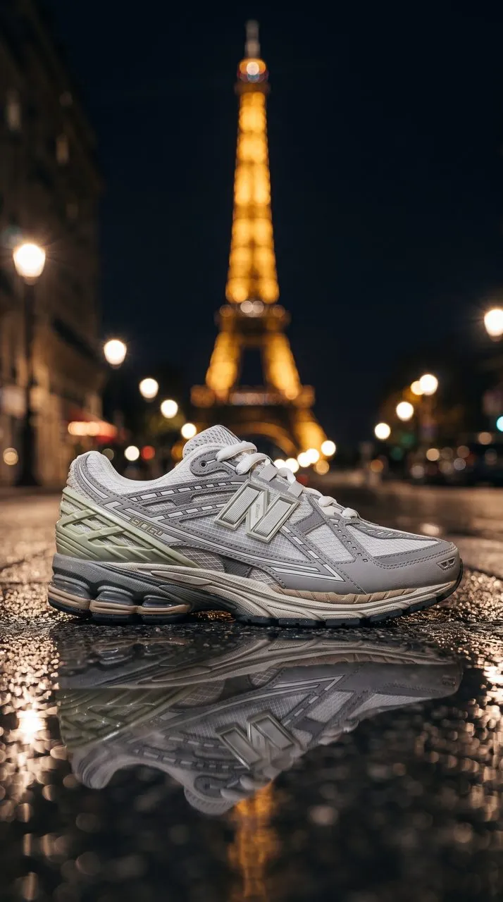New Balance 1906R M1906NB Gris, argent et vert sauge