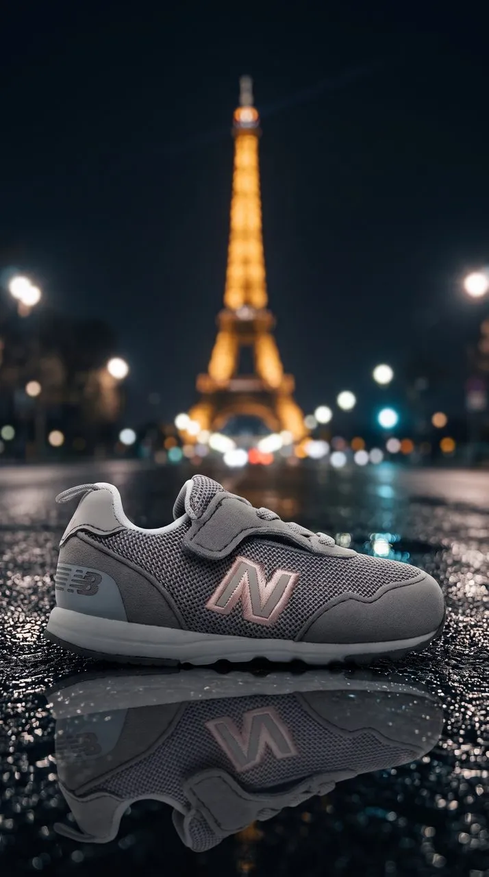 New Balance 515 bébé NW515PNK Gris et rose